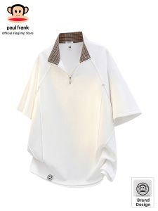 Paul Frank | Áo Polo Tay Ngắn Phối Mẫu Thời Trang Rộng