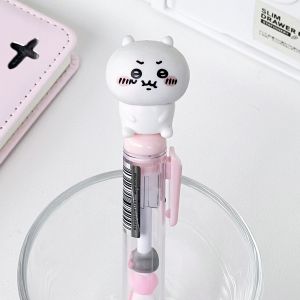 Chiikawa Neutral Pen Click Type High Aesthetic Doll Student Question Signing Pen Bullet Tip Non Erasable Black Ink for All Ages