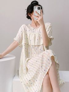 V.C.I | Light No Show Princess Style Cotton Sleep Dress