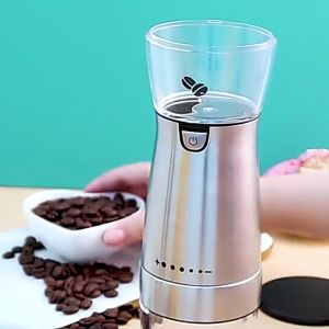 Electrolux เครื่องบดกาแฟ เครื่องบดเมล็ดกาแฟ เครื่องบดกาแฟไฟฟ้า เครื่องปั่น Electric Coffee Grinder USB ชาร์จถั่วถั่วเครื่องเทศธัญพืชพริกไทยบดอัตโนมัติ