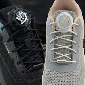 1Pair Automatic Shoelaces Without ties Install simple Swivel Buckle Laces Thick Rope Tennis Sneakers Shoelace Shoe Accessories