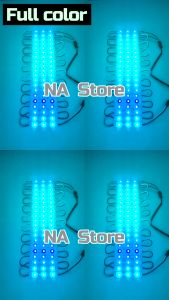 20อัน ไฟโมดูลFull color วิ่งใส่สีนำ 12V LED Module RGB ไฟเลื่อนLED 3led WS2811 สำหรับป้ายอักษรณ์  IP68