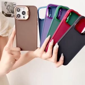 Folding Invisible Stand Phone Case for iPhone 11 14 15 Pro Max & More