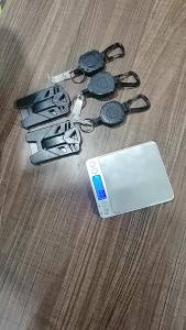 1 PCS Badge Reel Clip Credit Card Cover Bus Card Cover Case Retractable Badge Holder Badge Clip Heavy Duty ID Holder