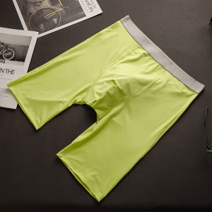 Sports Underwear Mens Extended Anti-Wear Leg Training Loose Version Overweight People plus Size Fat Guy Running Boxers Large Trunks