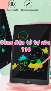 Bảng vẽ tự xóa điện tử đa sắc màu cỡ lớn 19 inch BBT Global T19