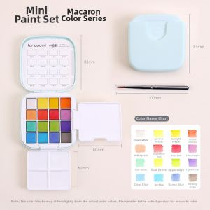 Languo | Portable Professional Watercolor Paint Set 16 Colors