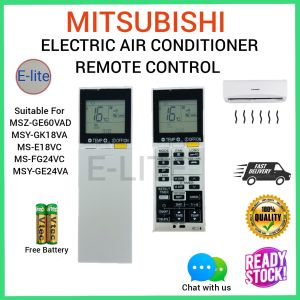 MITSUBISHI AIR CONDITIONER REMOTE CONTROL REPLACEMENT MSZ-GE60VAD/ MSY-GK18VA/ MS-E18VC/MS-FG24VC