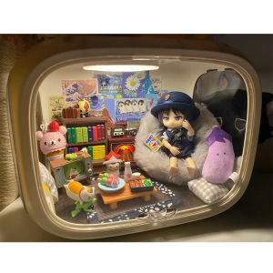 Hộp Trưng Bày Đồ Chơi Không Gian DIY Hộp Đựng Đồ Chơi Hộp Trưng Bày Cảnh Hộp Đựng Đồ Chơi BJD Hộp Đựng Đồ Chơi Cho Người Lớn