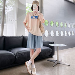 YAYANGREN | High Waist Tencel Denim Shorts Women Summer Thin Loose Casual Slimming A-Line Ice Silk Five-Quarter Pants Korean Style Commute