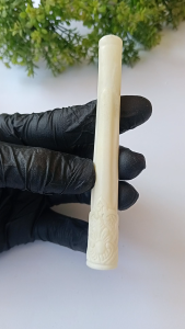 Pipa Once Cangklong Tulangsapi Model Ukiran Bunga Ekslusif Premium