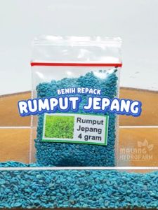 Benih Rumput Jepang Unggulan Berkualitas biji bibit repack untuk 1 meter persegi rerumputan taman hidroponik hydroponik tanaman pot