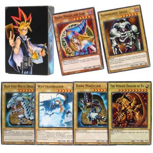 Yugioh Thẻ Tiếng Anh Toàn Phương Chữ Vàng Bộ Sưu Tập Có Hộp Thiếc-Đấu Tay Đôi Liên Kết Thẻ Trò Chơi Bao Gồm Đôi Mắt Xanh Exodia 66-148 Chiếc