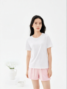 Purcotton | Breathable Comfortable Versatile Womens Short Sleeve Cotton T-shirt