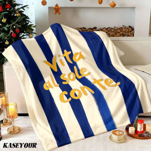 Beast Kingdom | Vita al sole con te Winter Summer Flannel Blanket Throw Fleece Soft Fuzzy Plush Cozy Fleece Blankets for Sofa Ideal Gifts