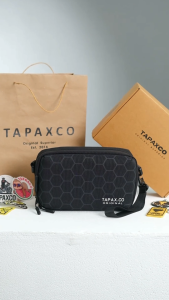 Tas Selempang Pria Tapaxco 2in1 Slingbag & Bag Handbag Pouch Oliver Premium Waterproof Local