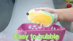Fruit Shape Dish Washing Sponge Kitchen Accessories Cleaning Sponge Cleaning Dish Remove Stains Thickened Sponge Fruit-themed Thick Sponge