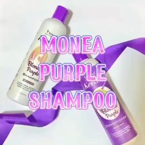 Monea Glossy Shine Keratin Silver Purple Shampoo Conditioner 100ml