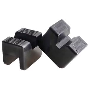Car Jack Rubber Pad Car Slotted Lift Jack Stand Rubber Pads Universal Repair Tools Frame Protector Adapter Jacking Tools