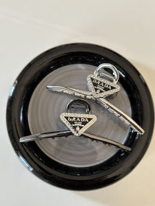 Busan Fashion Trendy High-Grade Delicate Rhinestone Triangle Mark Letter Grip Back Head Updo Large Size Shark Clip