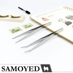Pinset / Penjepit Lurus / Bengkok / Lengkung Serba Guna / Stiker / Bulu Mata Scrapbook Stickers / MUA / Eyelash / Eyelashes / Nail Art Metal Tweezers Samoyed TWZR-E5