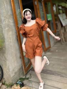 ชุดเซ็ทเสืัอแขนตุ๊กตา+กางเกงขาสั้น