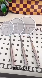 AOJN ช้อนตักน้ำมันตาข่ายละเอียดสแตนเลส 304 สำหรับเครื่องครัว