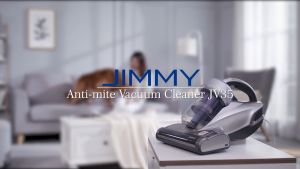 JIMMY JV35 Anti-Dust Mite Vacuum Cleaner Handheld Corded Vacuum Cleaner Up to 60°heating+UV+99.99% Cleaning High-Frequency Fast Tapping Heating UV Sterilization