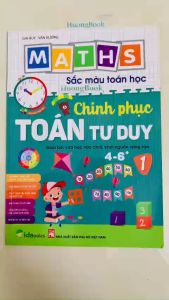 Sách - Maths Sắc màu -Toán học Chinh Phục Toán Tư Duy 4-6 tuổi tập 1