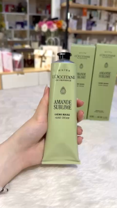 Kem Dưỡng Da Tay Mềm Mịn Khoẻ Móng Hạnh Nhân LOccitane Amande Soin Mains & Ongles Hand & Nail Care 75ml/ 150ml