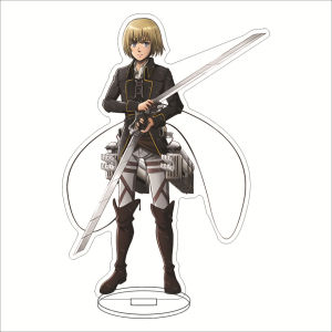 Bandai | 16CM Anime Hình Đứng-Attack On Titan Levi Ackerman Eren Jaeger Mikasa Armin Đồ Trang Trí Cosplay Phụ Kiện Sưu Tập Quà Tặng