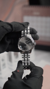 Jam Tangan Pria Seiko Presage SRPE17J1 Cocktail Time Black Dial Silver Stainless Steel Band