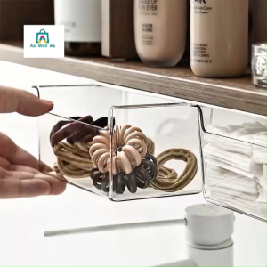 As Well As กล่องลิ้นชักเก็บของอเนกประสงค์ แบบติดสติกเกอร์ กาว 2หน้า ติดใต้พื้นผิวต่าง ๆ ที่จะทำเป็นกล่องลิ้นชัก