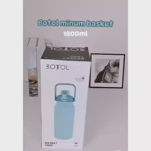 THERMOS DUBBLIN STAINLESS TERMOS BOTOL BASKET 1800ML ADA SEDOTAN TAHAN PANAS DAN DINGIN 12JAM