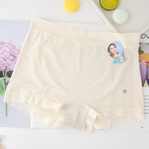 Quần Lót Ren Modal Cạp Cao Cho Bé Gái Quần Lót Ren Viền Mềm Mại Quần Lót Nữ Không Đường May Quần Lót Mùa Hè Mỏng