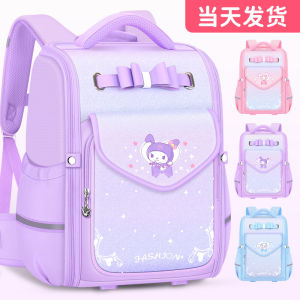 New 2025 Elementary School Backpack Lightweight Spine Protection for Girls Reduces Burden Childrens Bag Portable School Bag