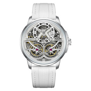 Fairwhale | Mark Fairwhale Fashion Watches Mens Silicone Strap Waterproof Automatic Skeleton Mechanical Watch