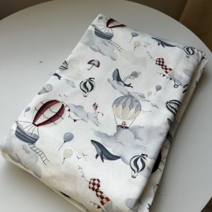 Skin-friendly Pure Cotton Knitted Cartoon Bedding Set Double Size Childrens Bed Sheet Pillowcase Soft Egyptian Cotton Linen