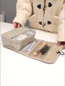 Túi Đựng Mỹ Phẩm Đồ Cá Nhân Du Lịch Đa Năng Có Móc Treo Tiện Lợi - Túi đựng chống thấm đa năng đựng mỹ phẩm đồ du lịch cao cấp có móc treo