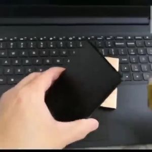 Dompet Kartu ATM KTP Aluminium & Card Holder Auto Pop Up