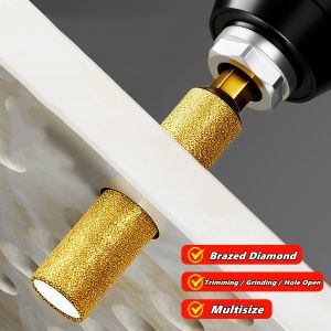 6/8/10/12/14/16mm Drill Bits Core Bits Dry Diamond Brazed Drill Bits Set for Granite Ceramic Marble Tile Stone Glass Hole Saw