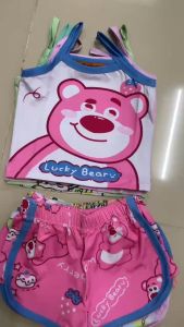 (11-45kg) đồ bộ áo dây bé gái - thun lạnh 3D đẹp mịn mát bền màu form rộng thoải mái 701