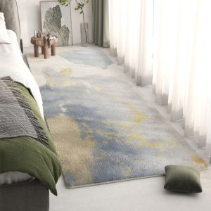 AOVOC | Green Zen Style Bedside Rug