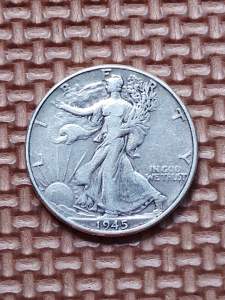 Đồng xu bạc 1/2 Dollar của Mỹ Walking 1916-1947 sưu tầm