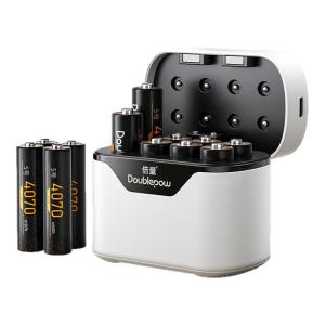Doublepow | Rechargeable Constant Voltage High Capacity Lithium Battery 1.5V