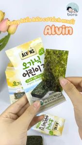 Rong biển hữu cơ tách muối cho bé 6m+ Alvins ăn liền 150g