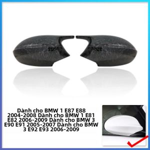 Ốp Gương Chiếu Hậu Bằng Sợi Carbon Phong Cách M3 Màu Đen Dành Cho BMW 1 3 Series E90 E91 E81 E82 E87 E88 - Phụ Kiện Xe Hơi Kiểu Dáng M