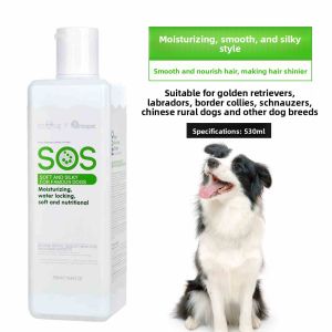 Enoug Dog Shampoo 530ml Soapless Cleaner for French Bulldog Samoyed Pet Bath Liquid Smell ness Coat Care Hair Smooth
