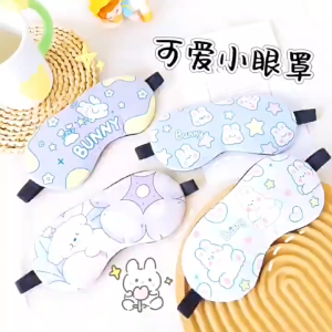 Sanrio Eye Mask Cover Sleep 三丽鸥卡通眼罩 Penutup Mata Penutup Tidur Comel Ice Pack Sejuk Reda Letih Mata Perjalanan Cute Cartoon Relax Travel Eye Patch Ice