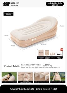 TanXianZhe | Automatic Inflatable Camping Mat for Outdoor Activities